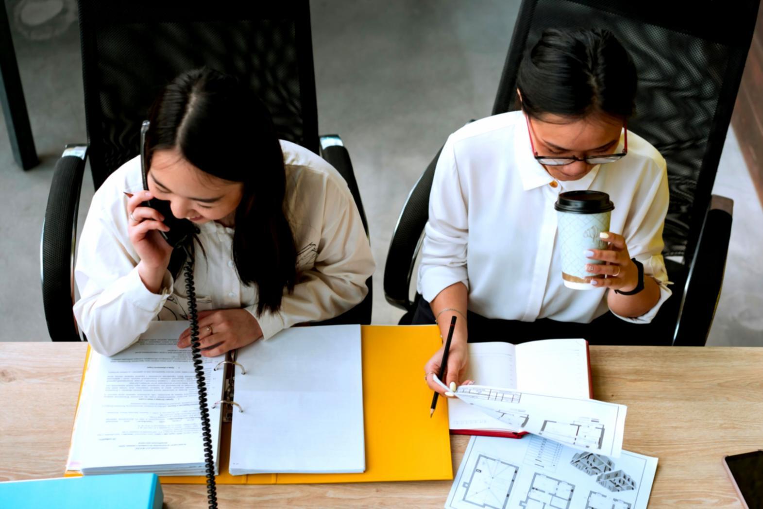 Team member reviewing transparent project documentation